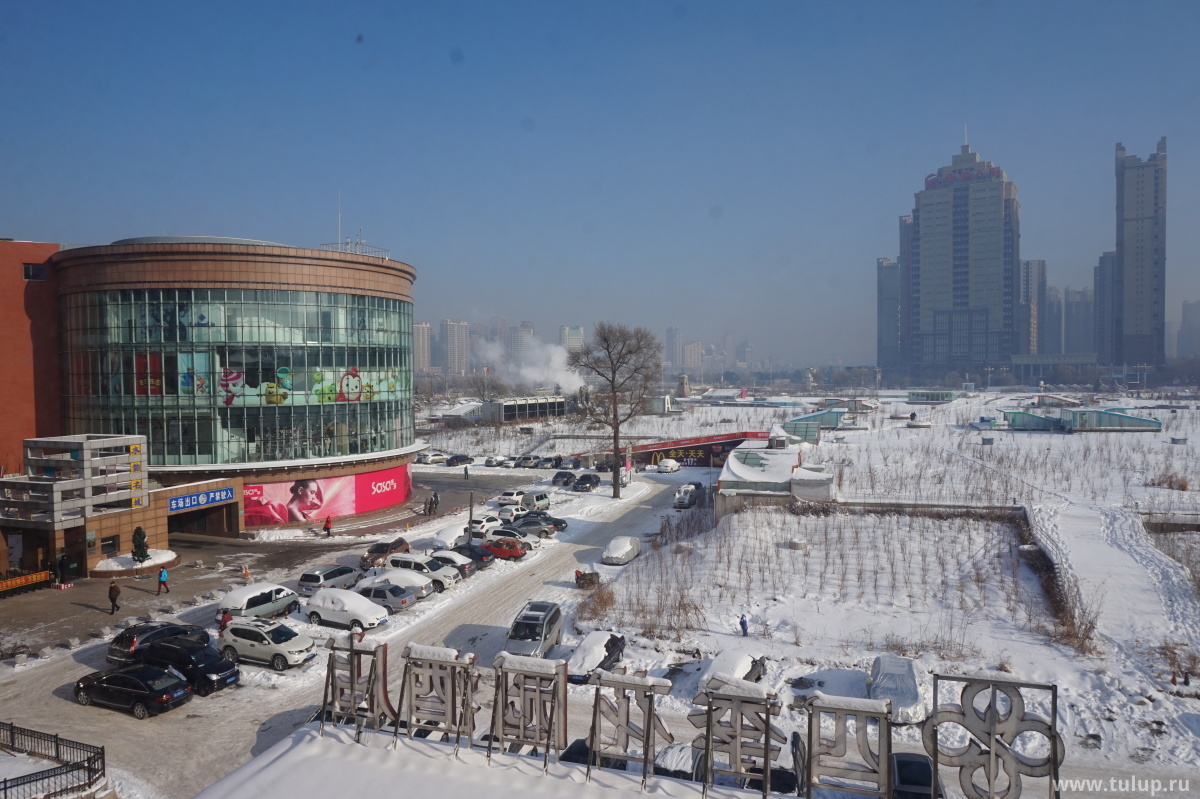 Цзилин. Центр города, парковый район, площадь Столетия.