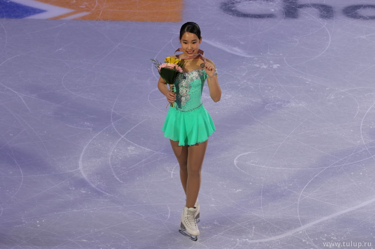Mai Mihara с золотой медалью ЧЧК 2017